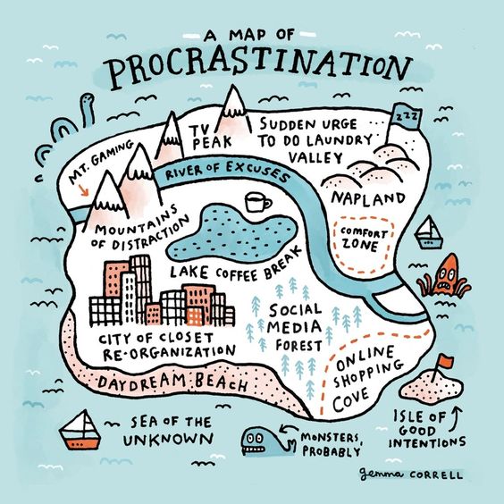 Island of Procrastination - Gemma Correll